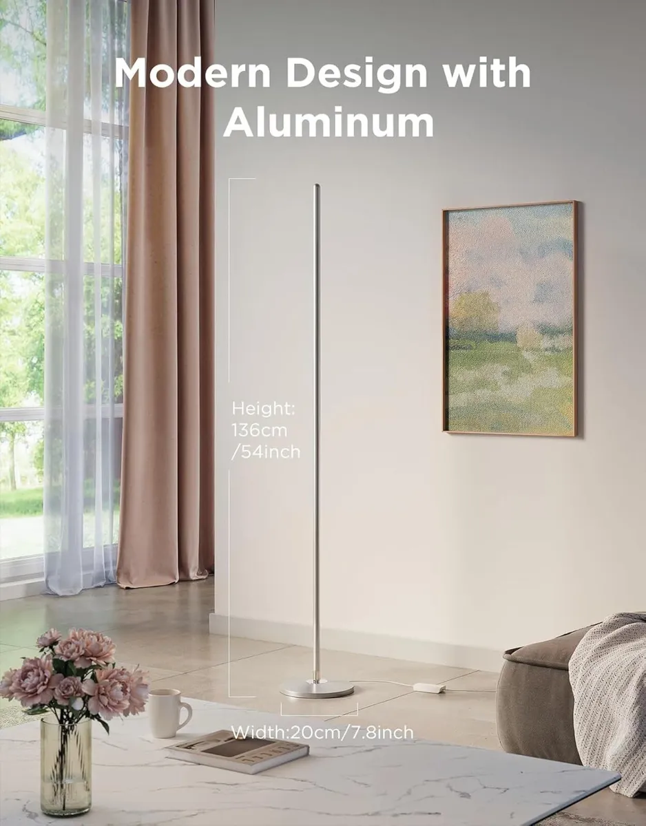 LED Floor Lamp Rgbic Work with Matter (1 Pack) - Image 2