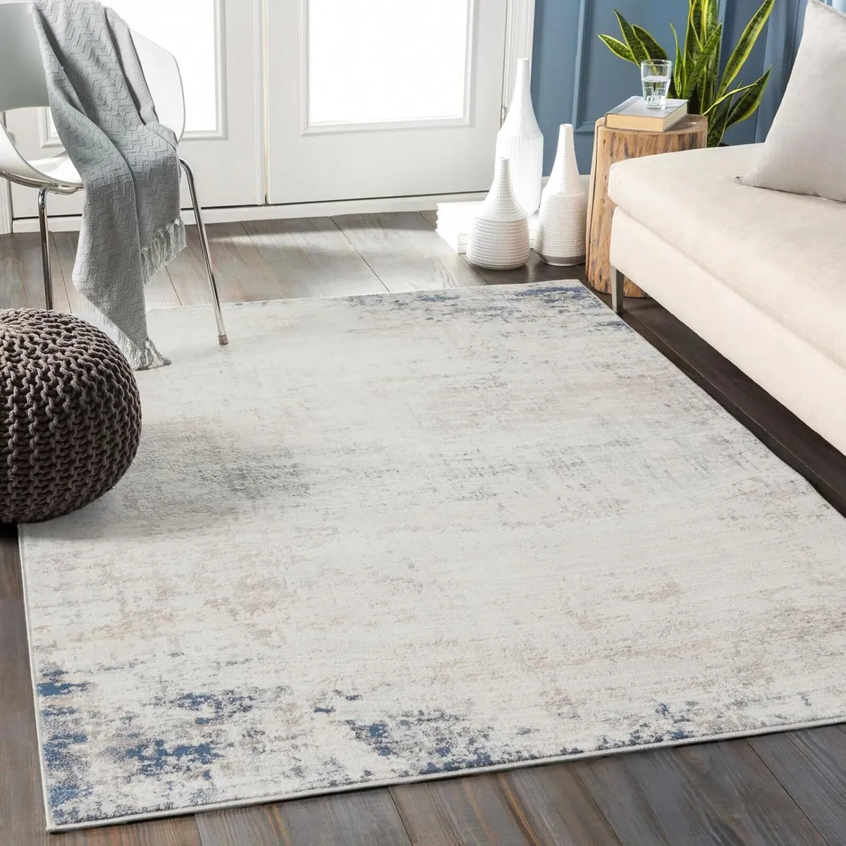 Abstract Rug Area Rugs Living Room - Image 1