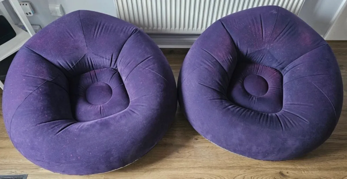 Inflatable Bean Bag Chairs, with electric pump - Image 1