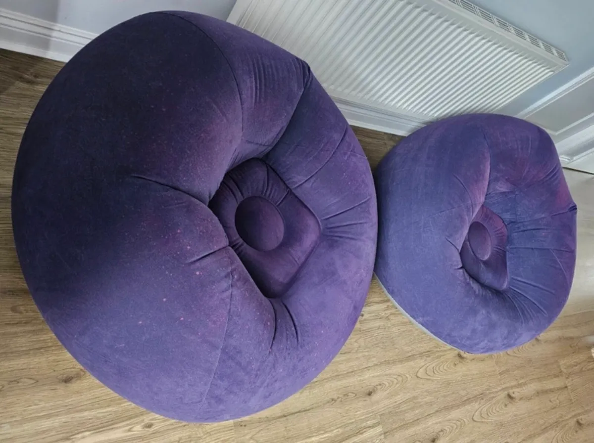 Inflatable Bean Bag Chairs, with electric pump - Image 4