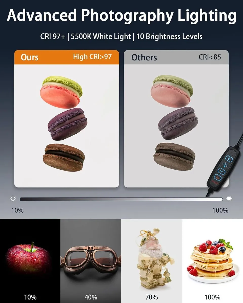 Mini Light Box Photography Photo Booth - Image 3
