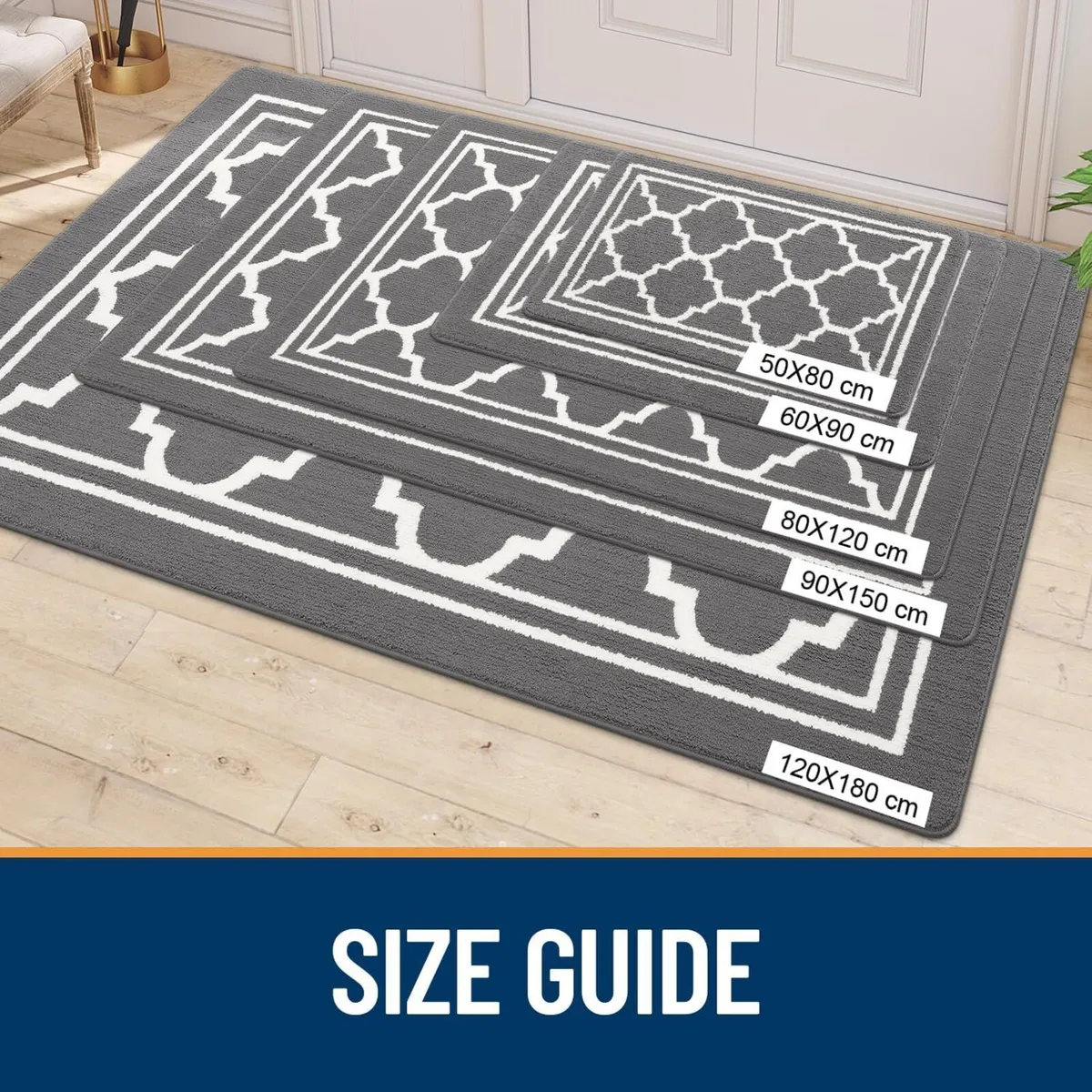 Soft Absorbent Door Mat Dirt Trapper Doormats - Image 2
