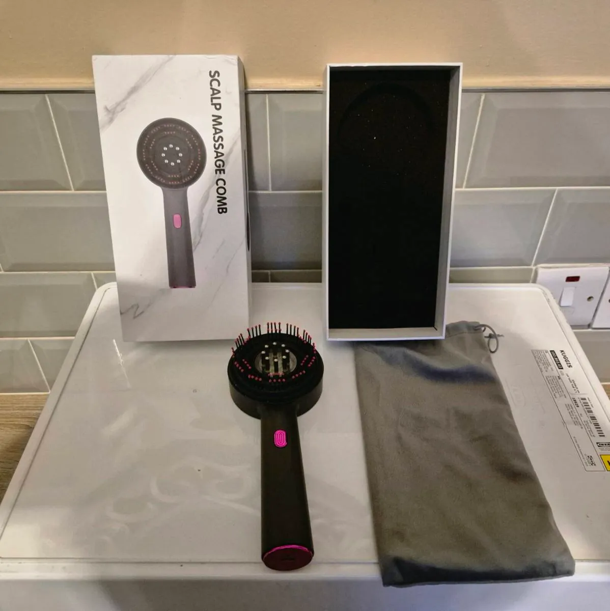 2-IN-1 ELECTRIC SCALP MASSAGER AND HAIR OIL APPLIC - Image 1