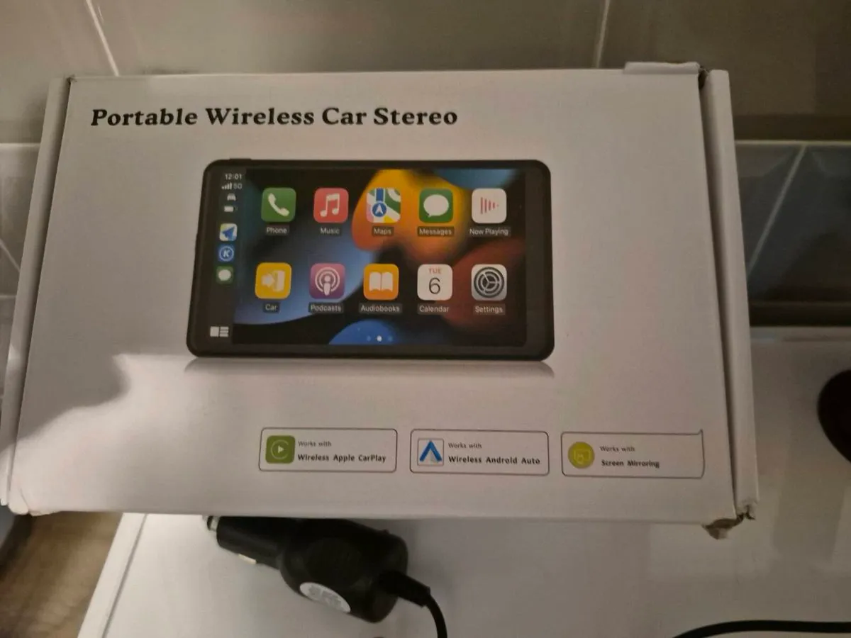 7 INCH CAR PLAY SCREEN, WIRELESS CAR PLAY ANDROID - Image 3