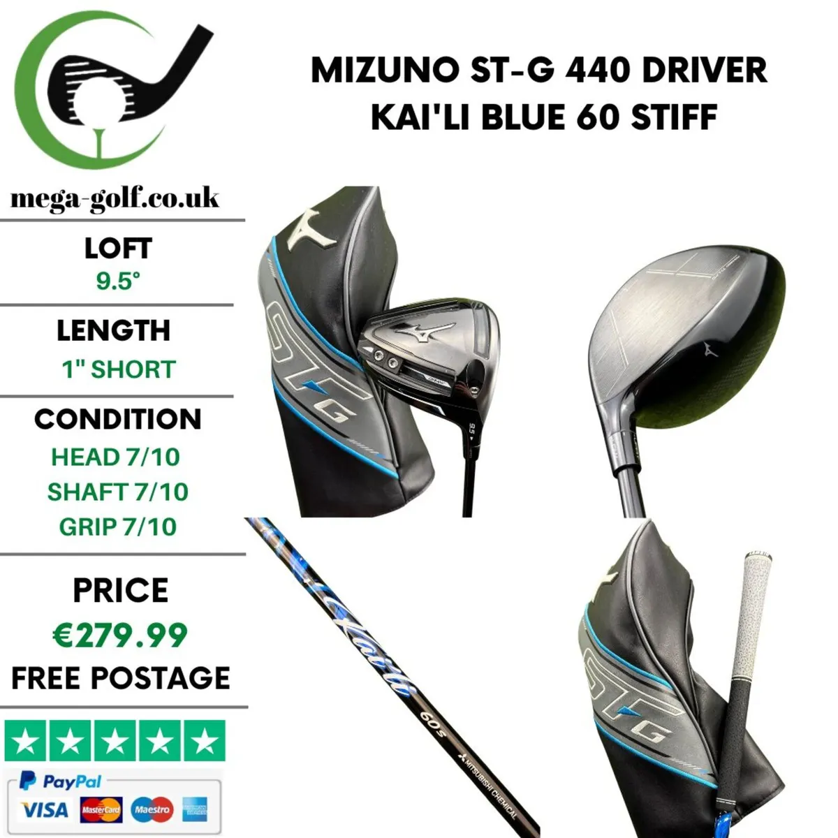Mizuno ST-G 440 Driver / 9.5° / Stiff - Image 1