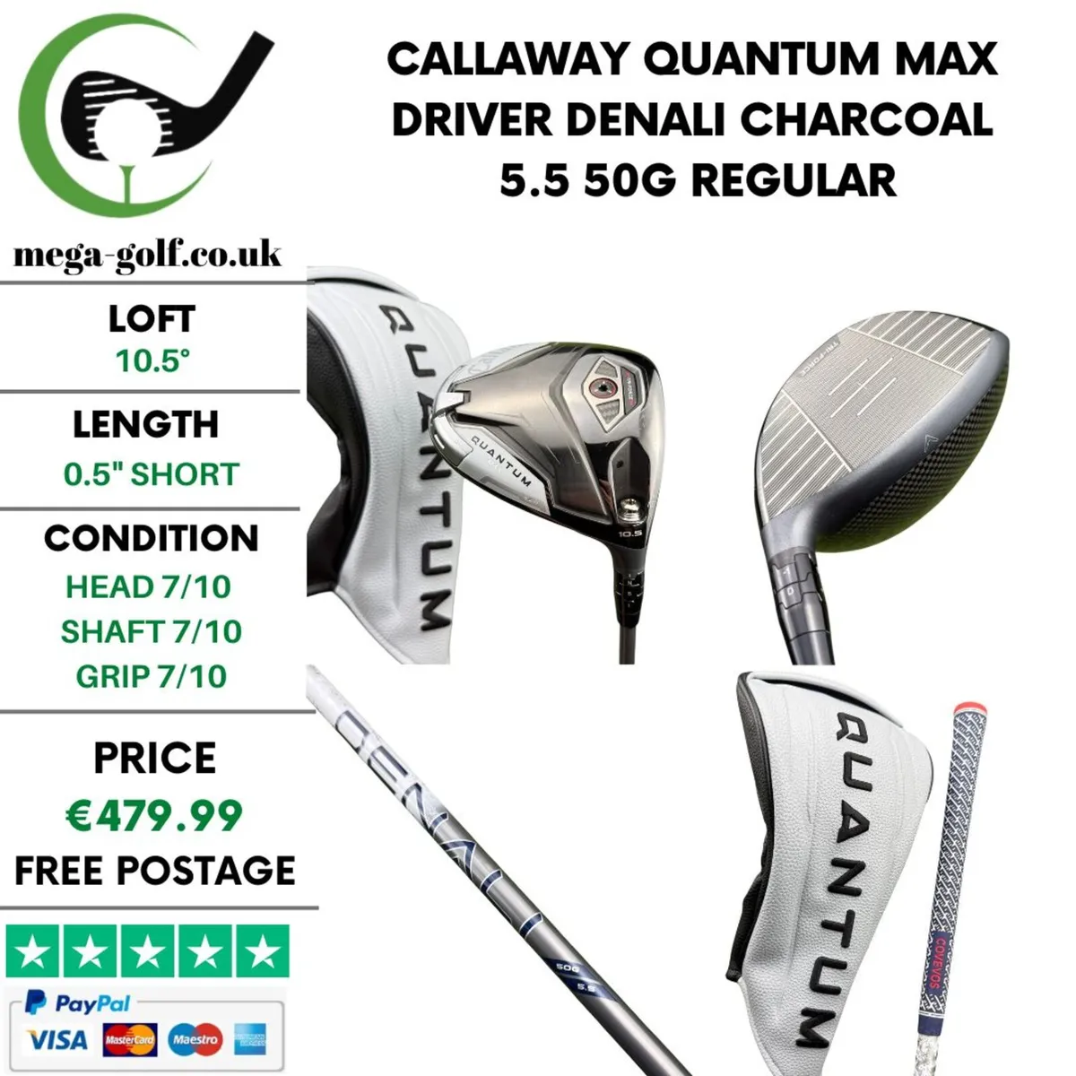 Callaway Quantum Max Driver / 10.5° / Regular - Image 1