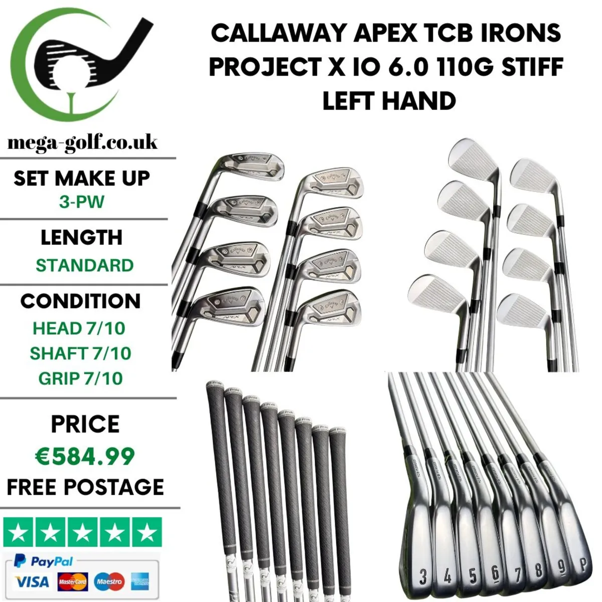 Callaway Apex TCB Irons / 3-Pw / Stiff - Image 1