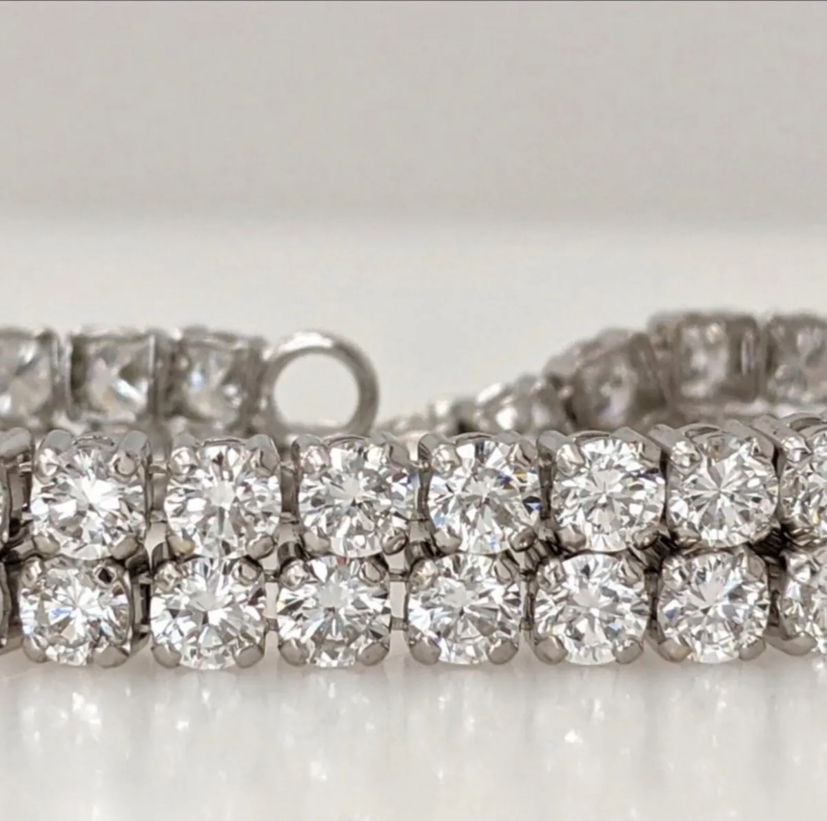5ct IGI Certified Lab-Grown Diamond Tennis Bracel - Image 4
