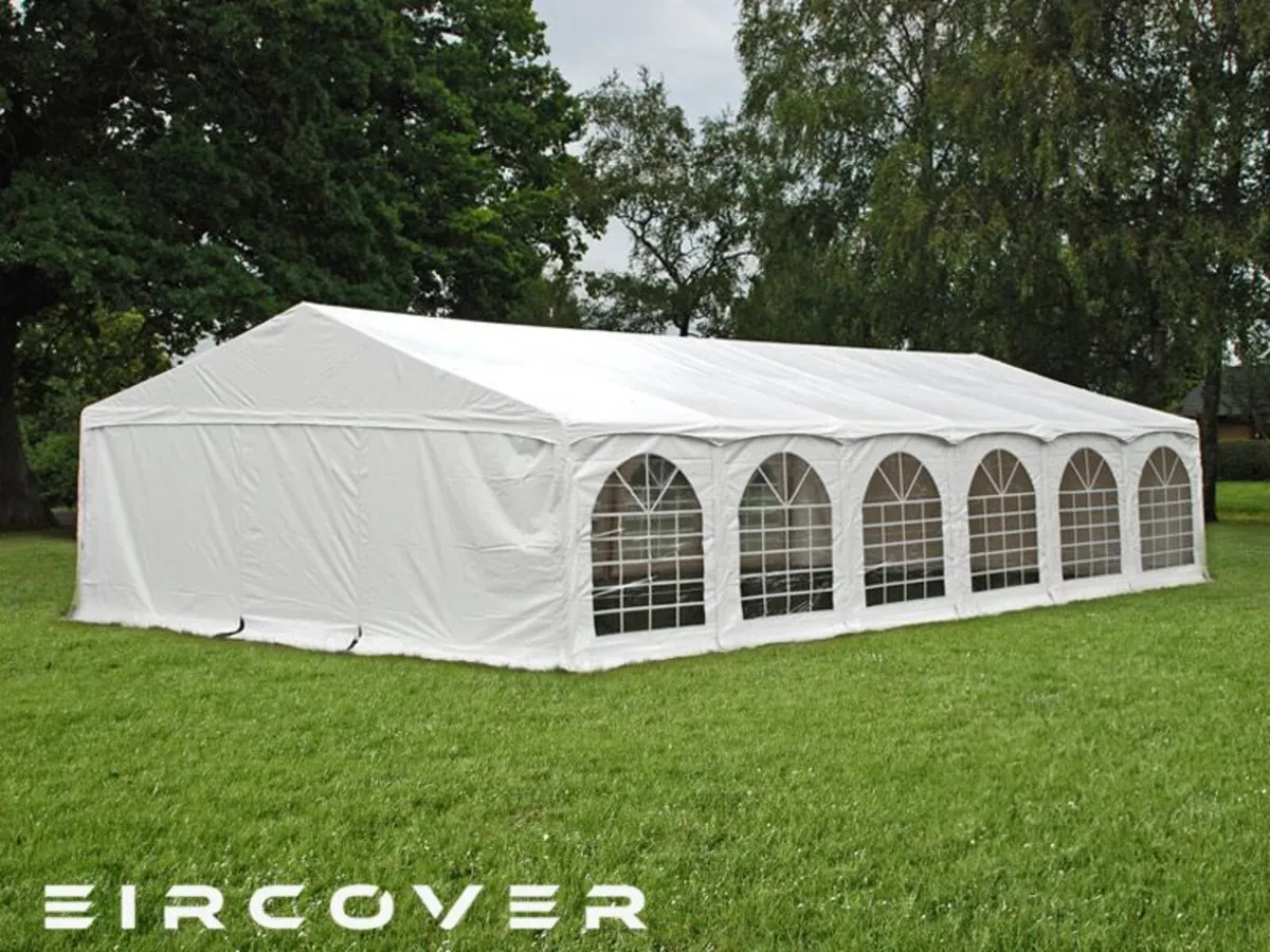 Heavy Duty Marquee 6m x 12m PVC with Ground Bars - Image 3