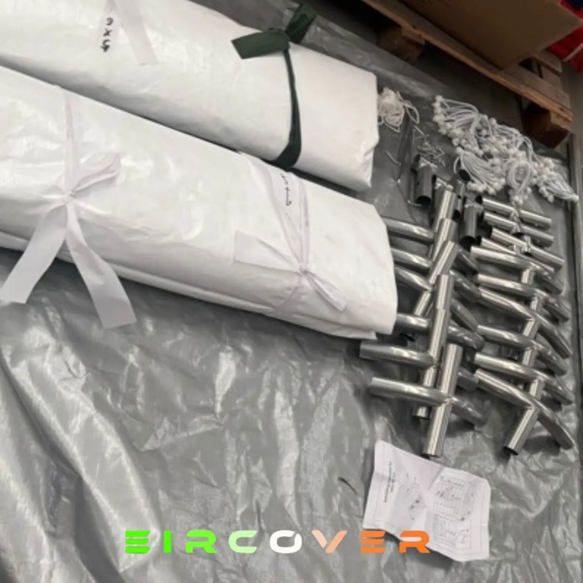 Heavy Duty Marquee 6m x 12m PVC with Ground Bars - Image 4