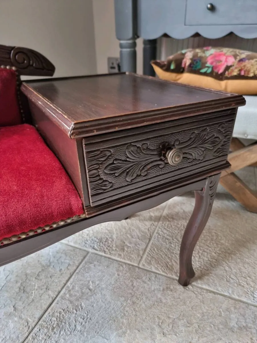 Vintage Rococo Style Seat - Image 4
