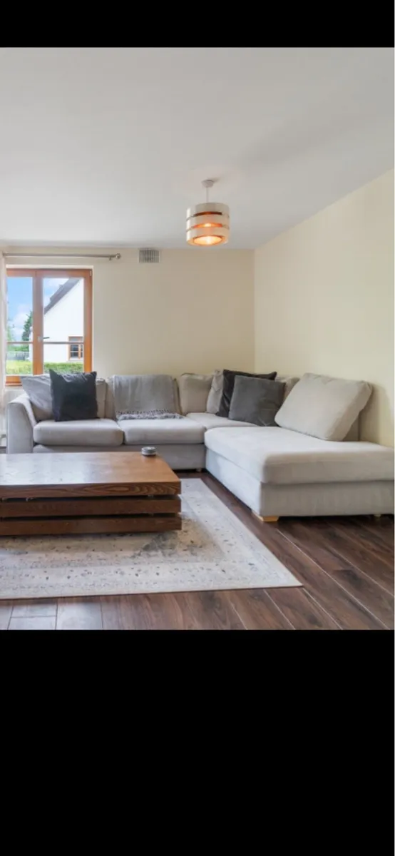 Left Hand Facing Arm Deluxe Corner Sofa + Bed - Image 1