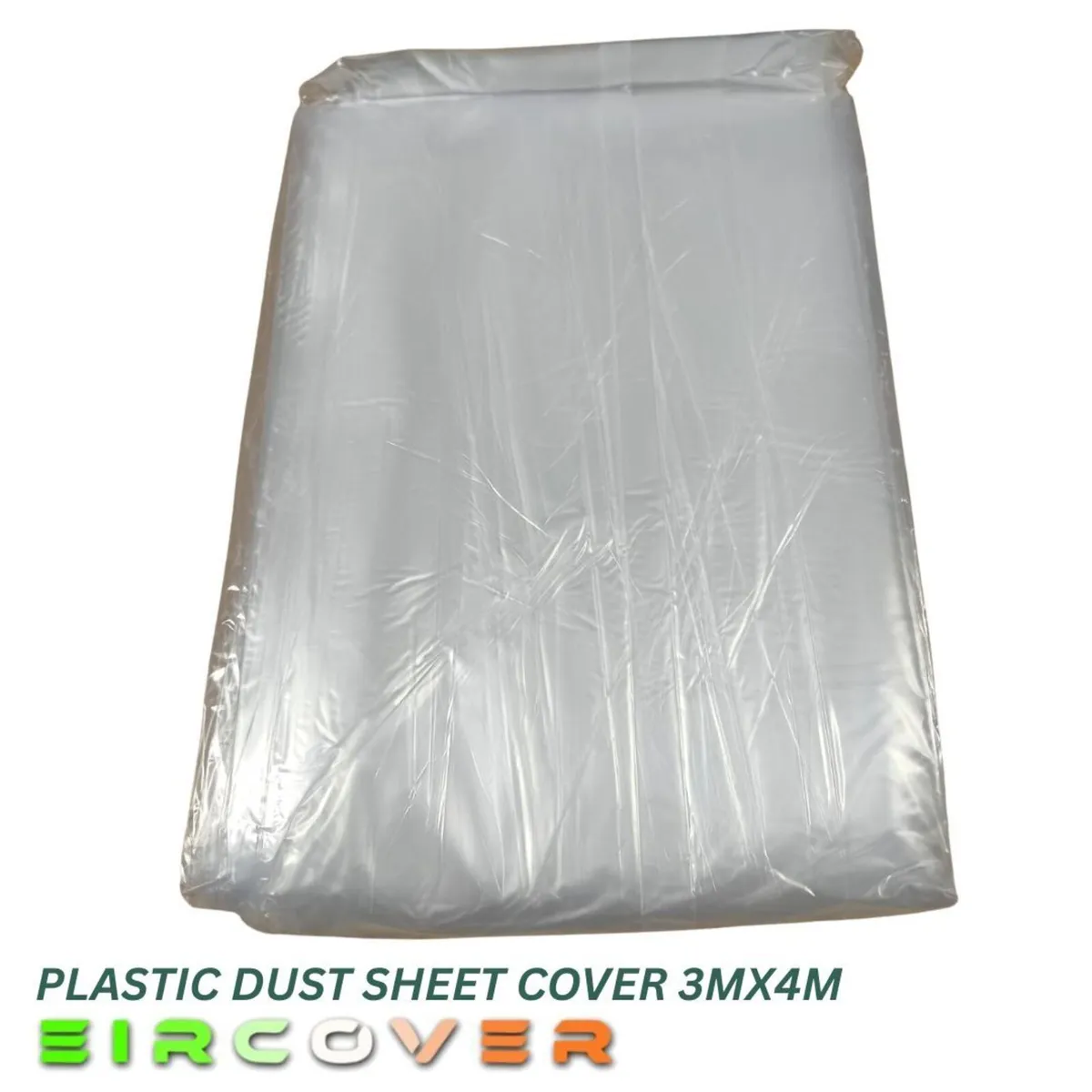 Plastic dust sheet 3m x 4m (10' x 13') - Image 4
