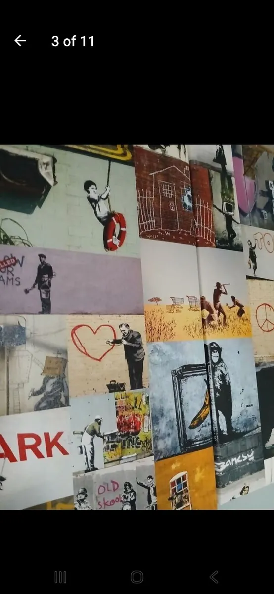 Banksy wall canvas  Brand new - Image 3