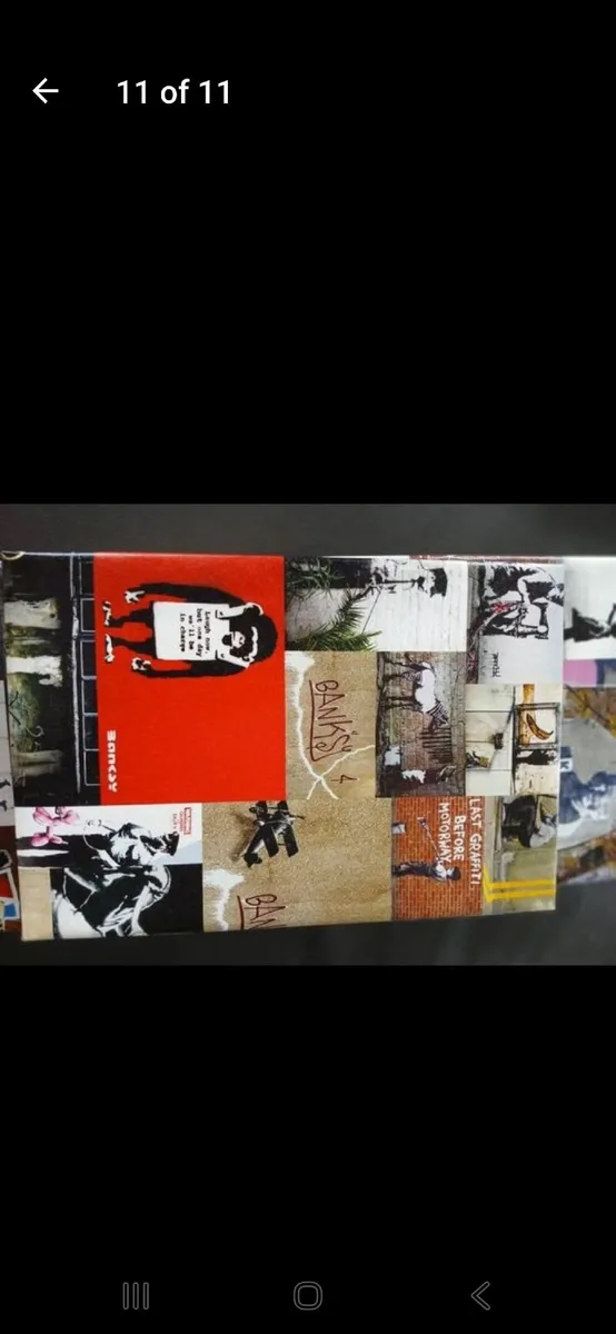 Banksy wall canvas  Brand new - Image 4