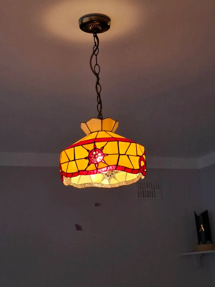 2 tiffany style lights - Image 2