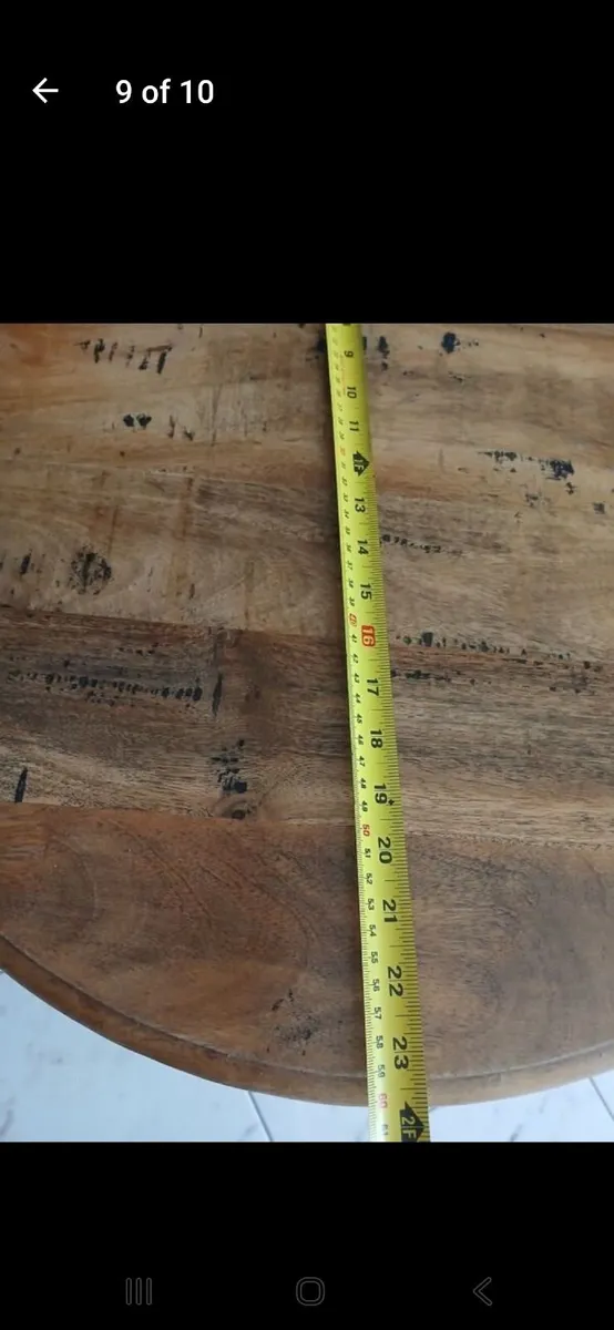 Solid Oak Table as new condition - Image 3
