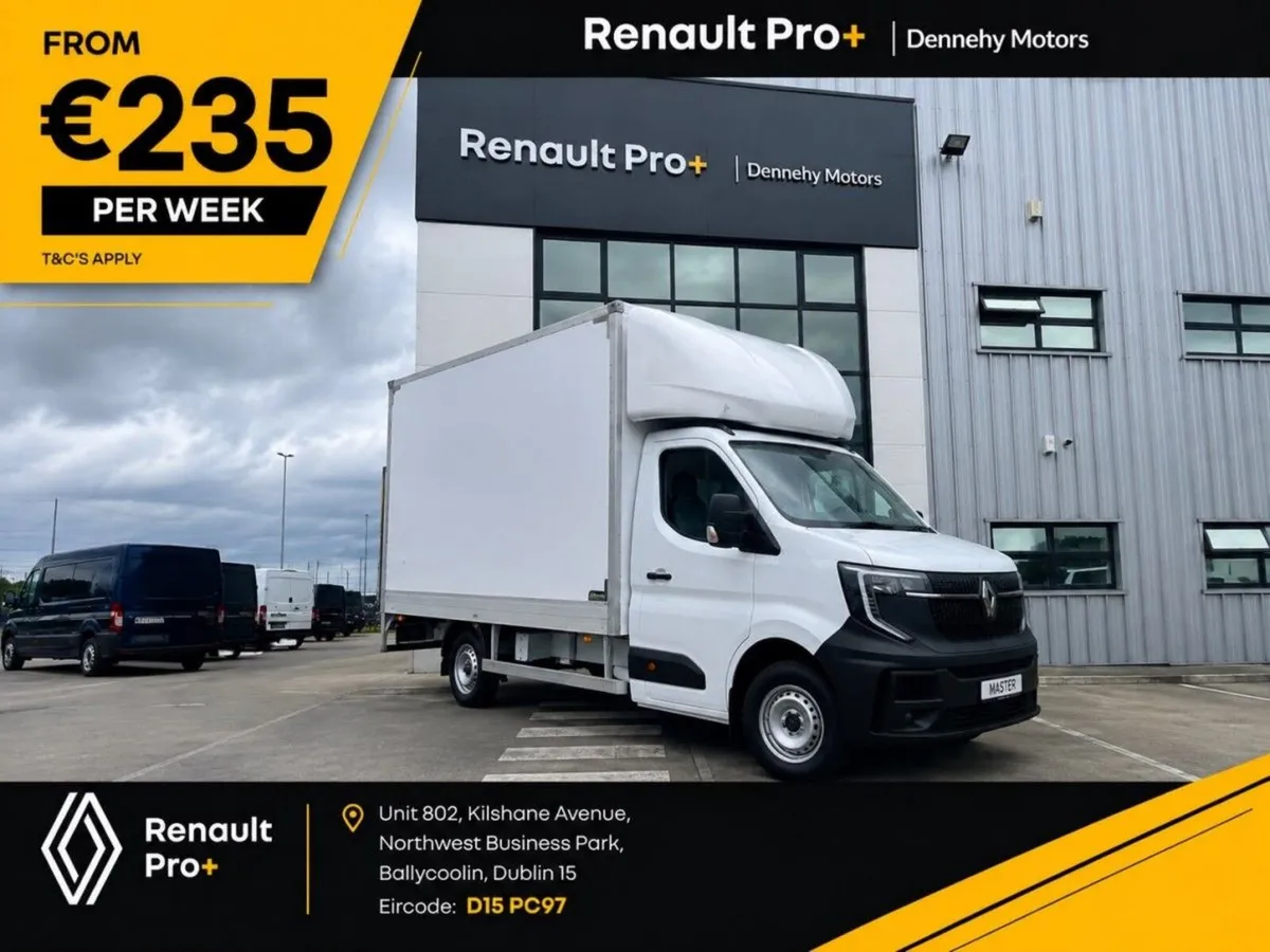 Renault Master Renalt Master CCab 3.5T Box Body wi - Image 1