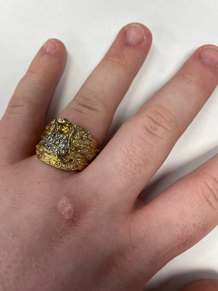 Gold saddle ring - Image 3