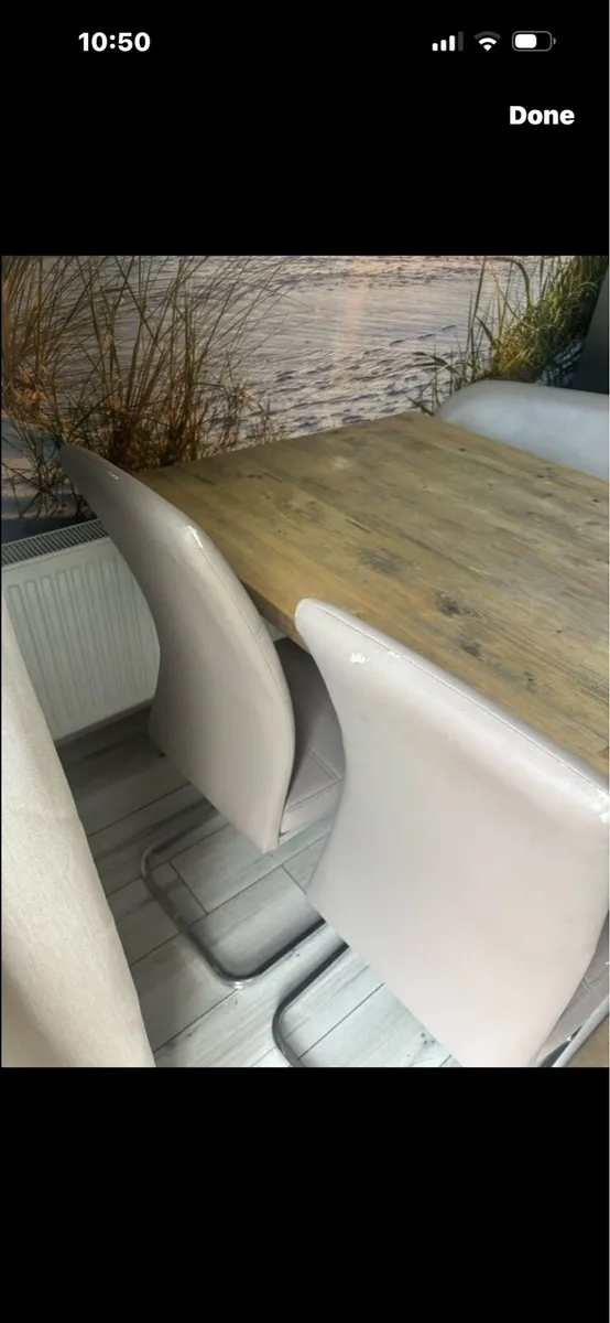 Table and bench & 2 chairs - Image 3