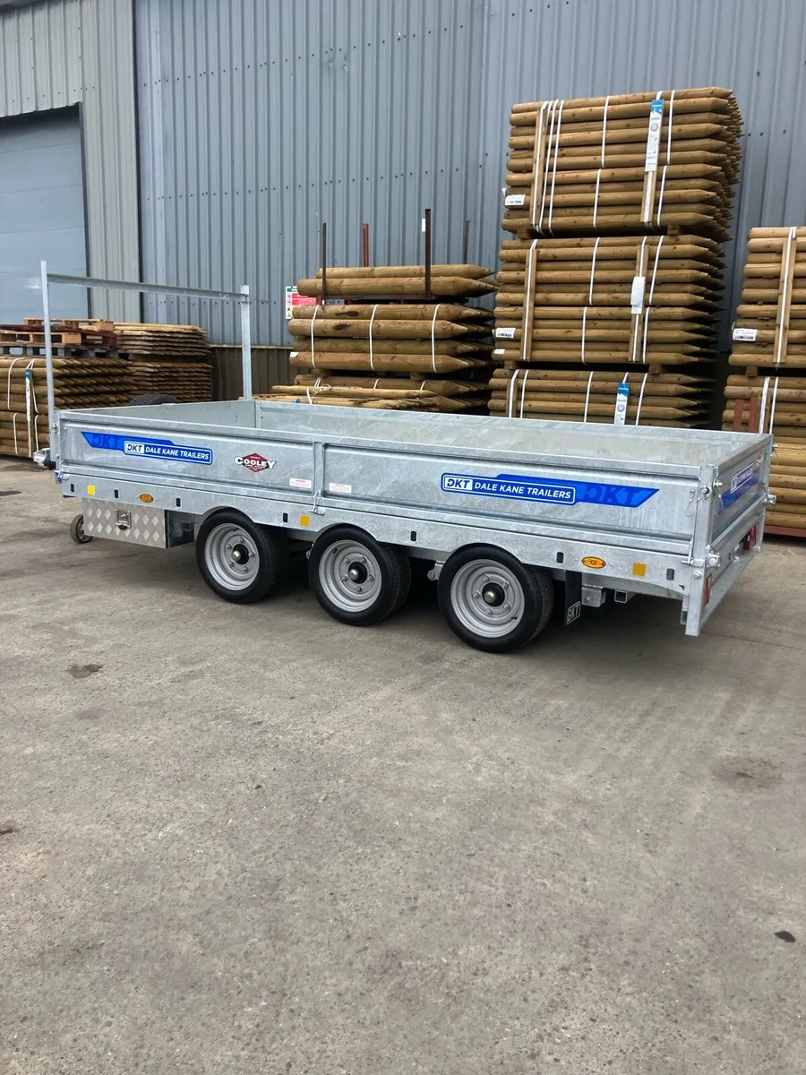 Dale Kane Trailer 12 x 6ft Flatbed - Image 1