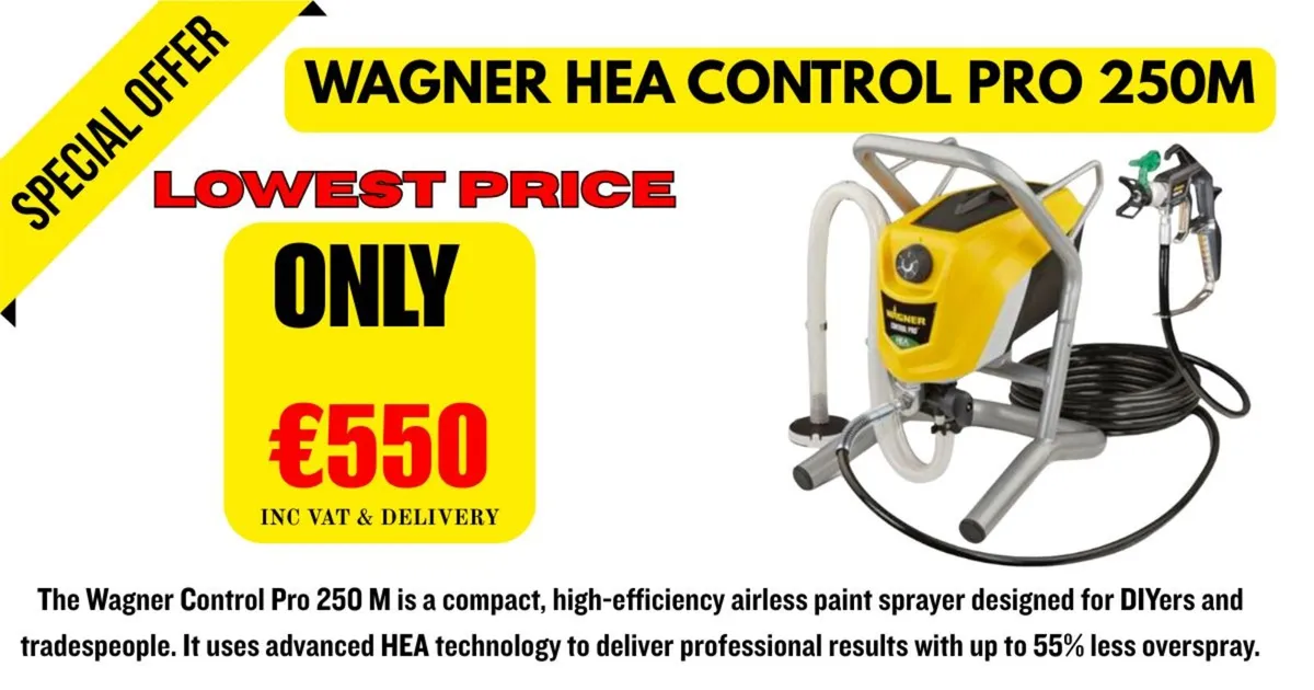 Wagner HEA Control Pro 250M Paint Sprayer -Skid - Image 1