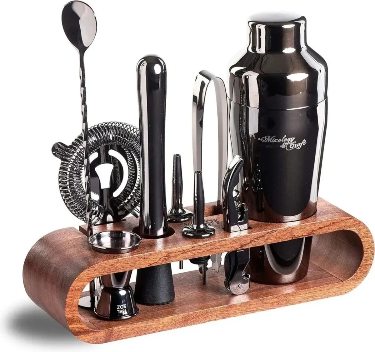 Cocktail Shaker Set Bartender Mixing Kit - Image 2