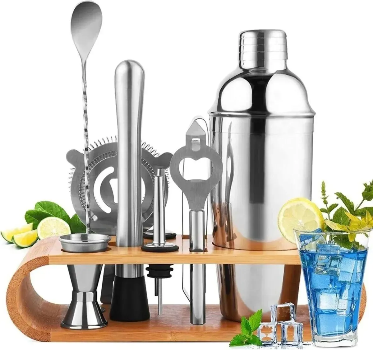Cocktail Shaker Set Bartender Mixing Kit - Image 3