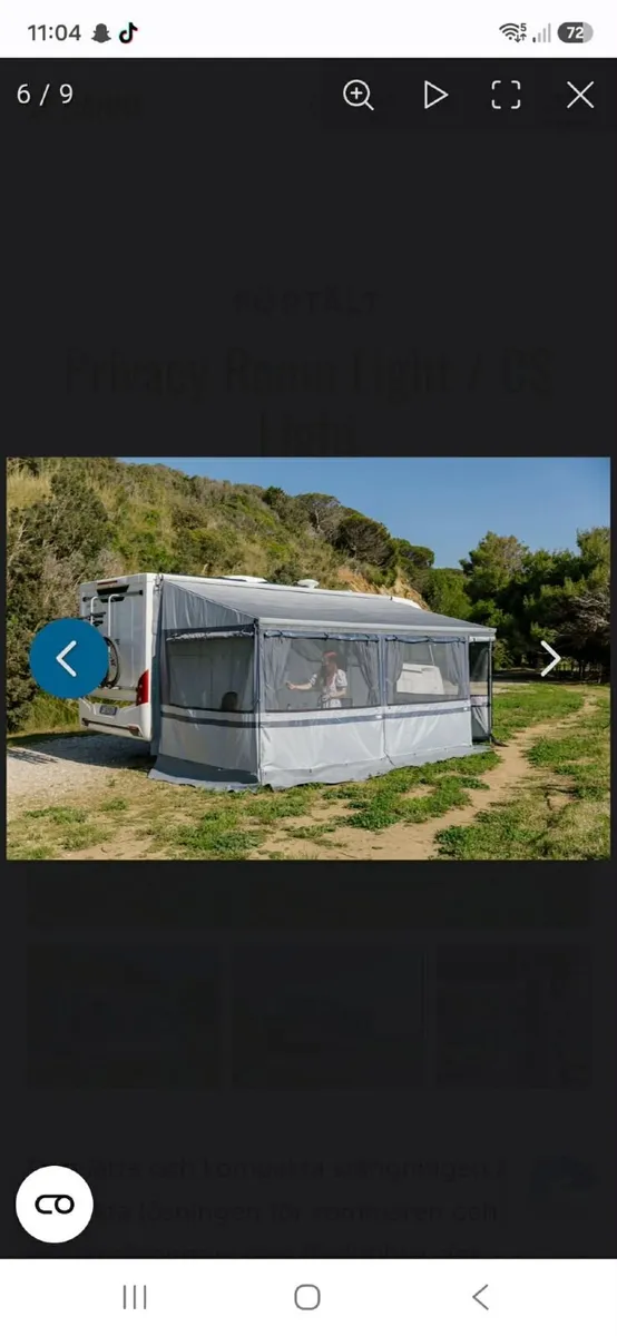 Fiamma f80s awning complete  with walls that you c - Image 3
