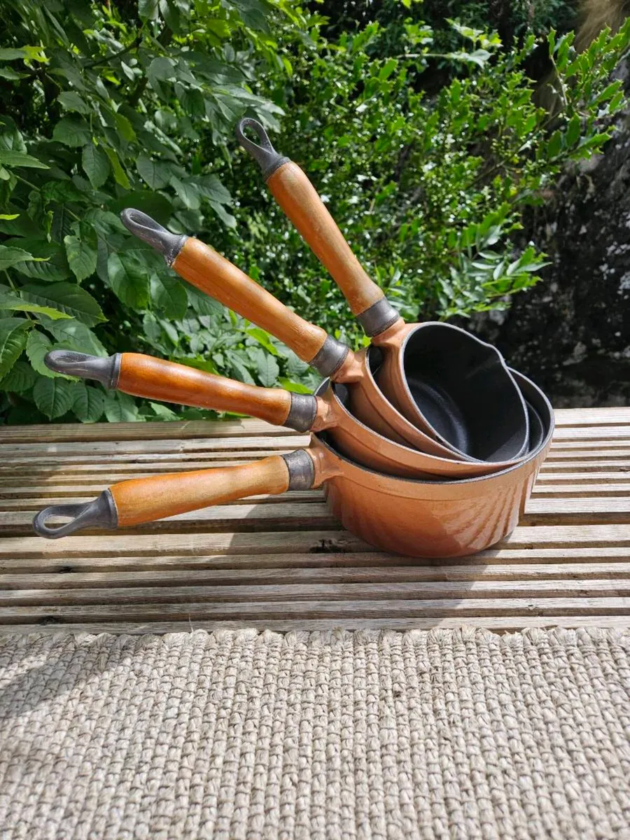 4 Vintage Cast Iron Pots | Nationwide Delivery - Image 2