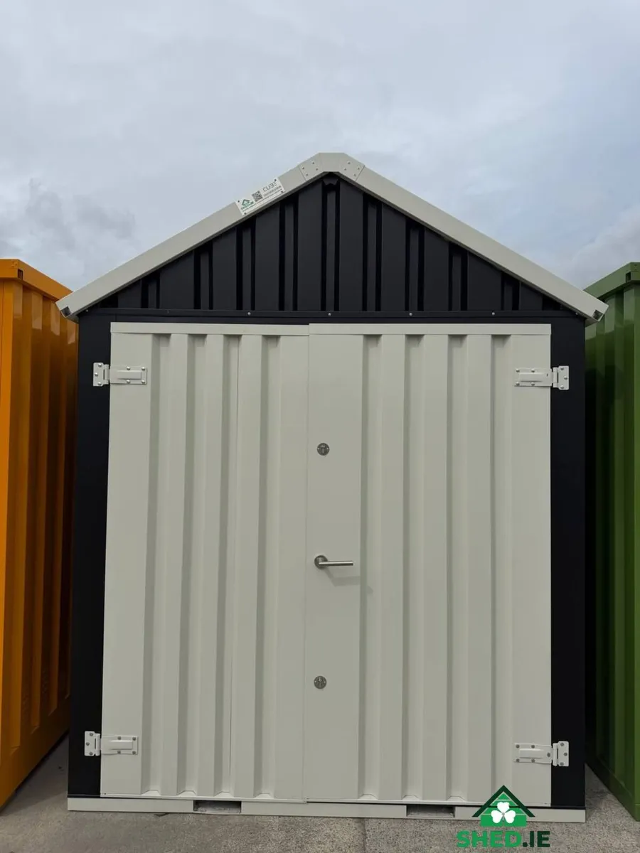 Steel shed including self foundation - 2m × 2m - Image 2