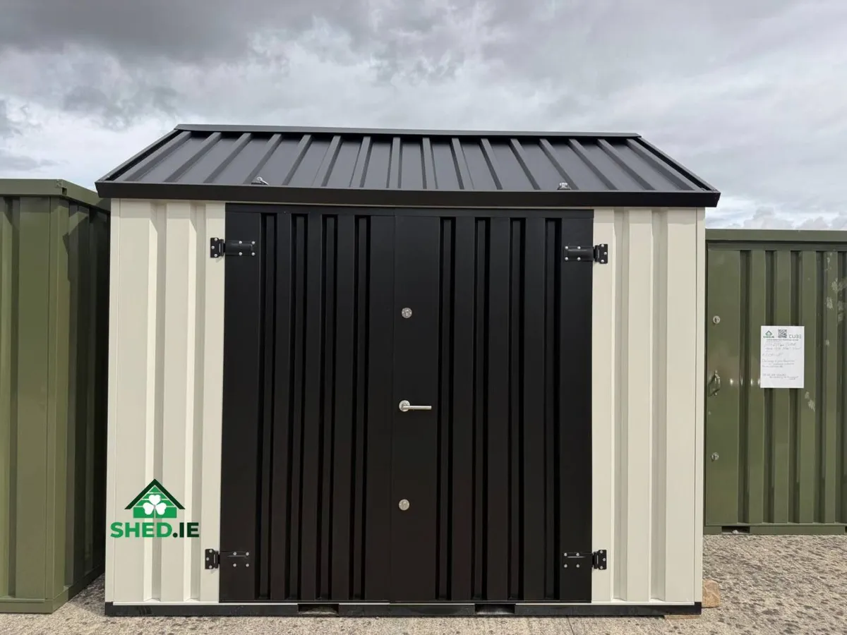 Steel shed including self foundation - 2m × 3m - Image 2