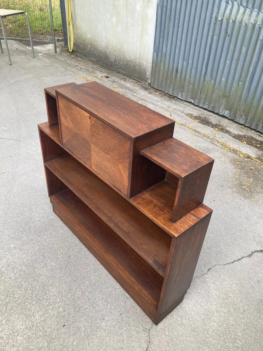 Artdeco Bookcase Writing Bureau - Open Sat 8th Aug - Image 3