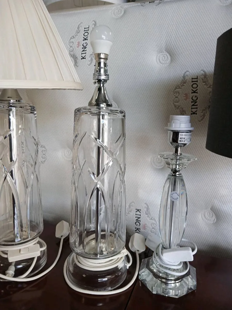 Galway Crystal lamps & shades - Image 2