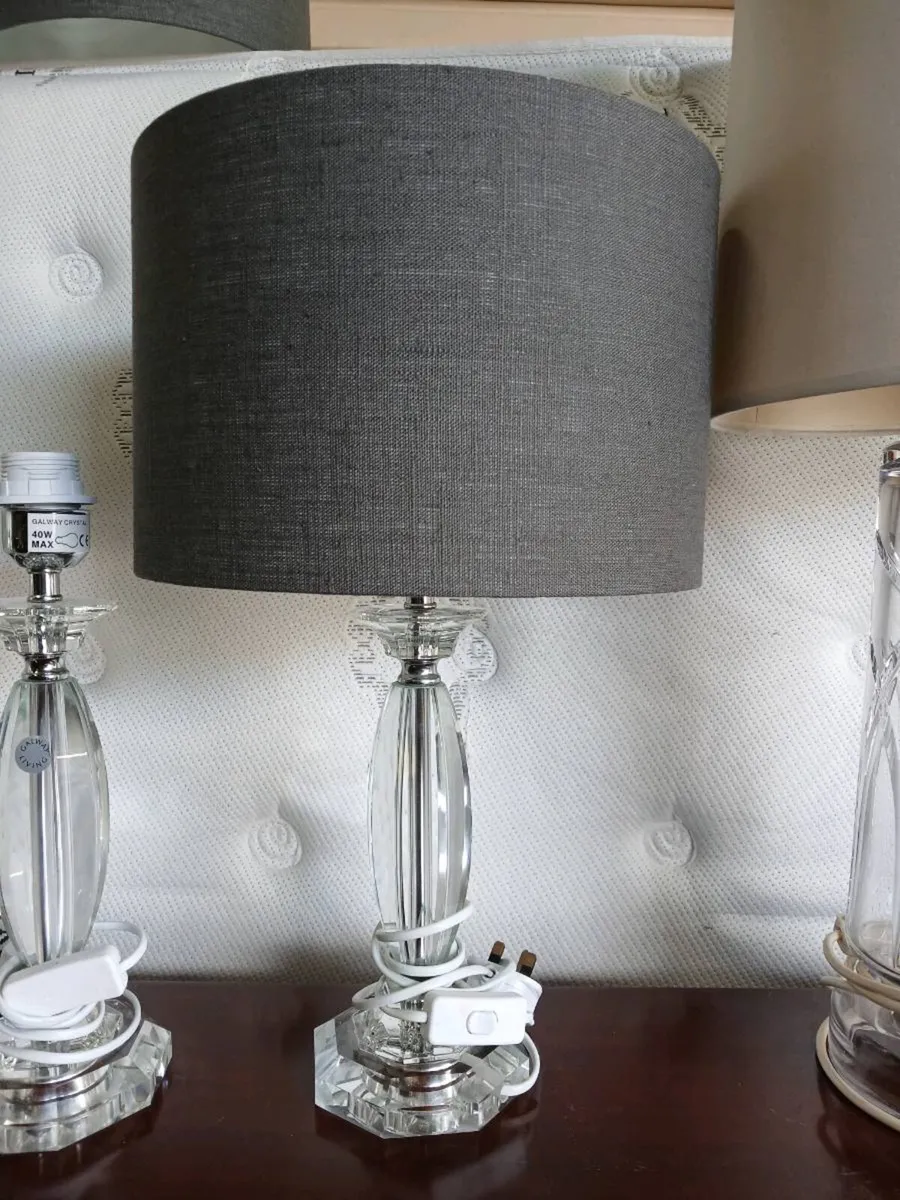 Galway Crystal lamps & shades - Image 4