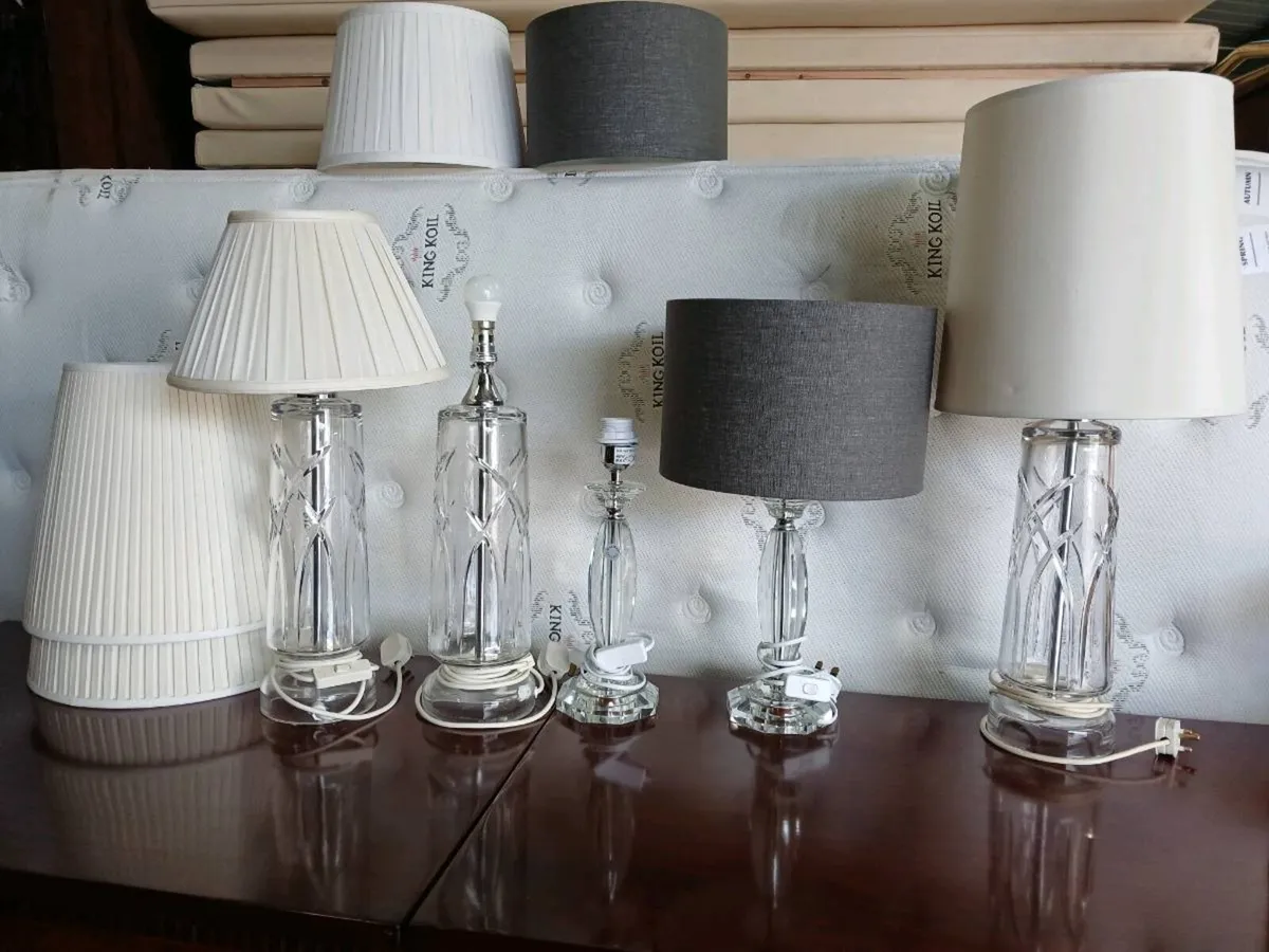 Galway Crystal lamps & shades - Image 3