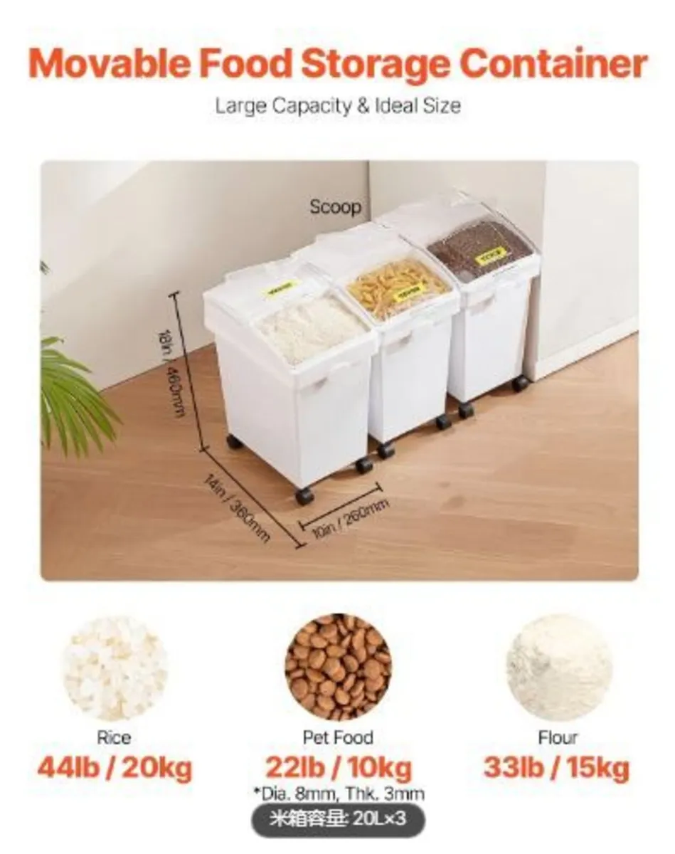 Ingredient Bin, 20.8 L Capacity Ingredient - Image 3