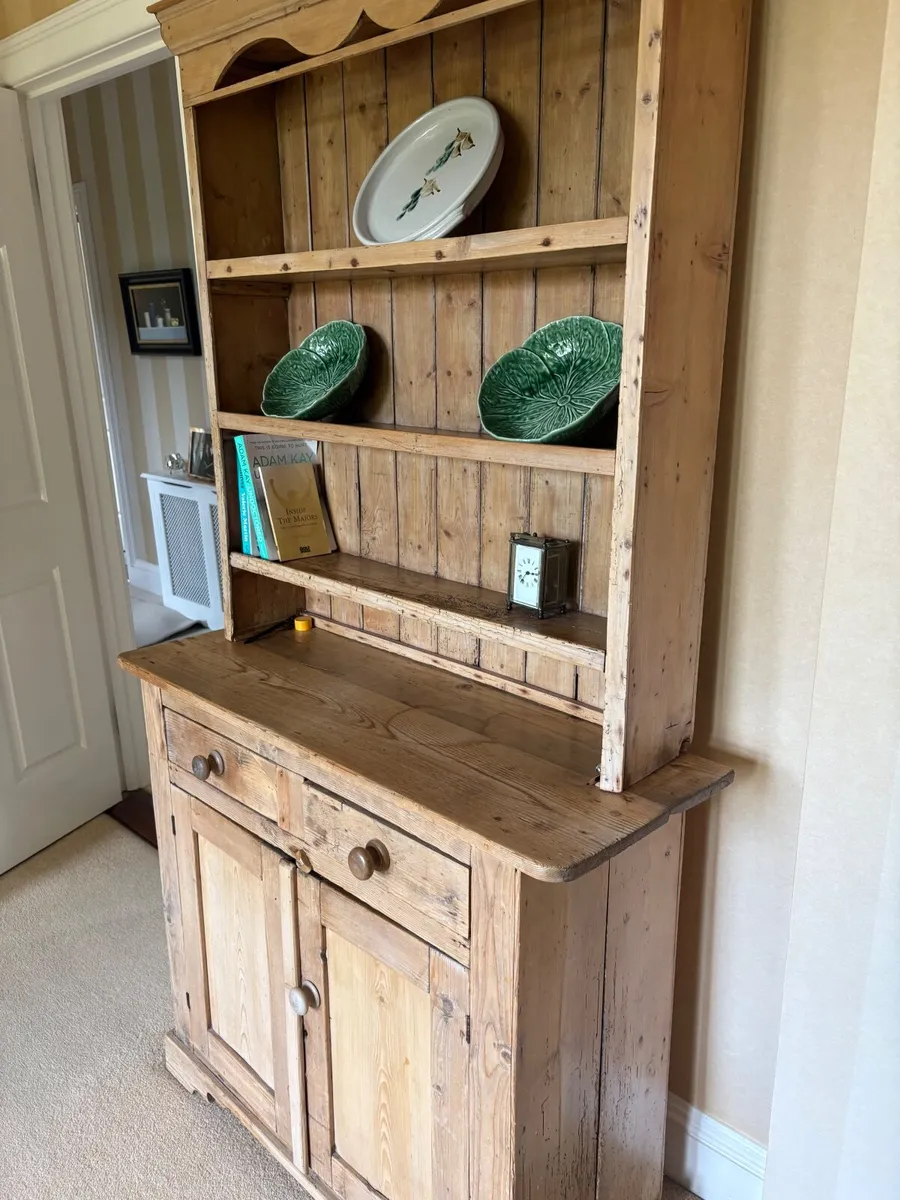 Antique pine dresser - Image 3