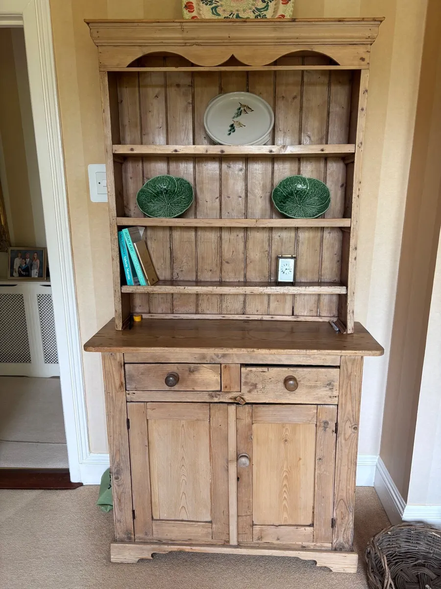 Antique pine dresser - Image 4
