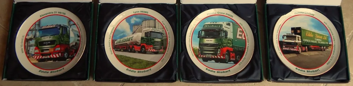 Set of 4 Eddie Stobart Porcelain Decorative Plates - Image 3