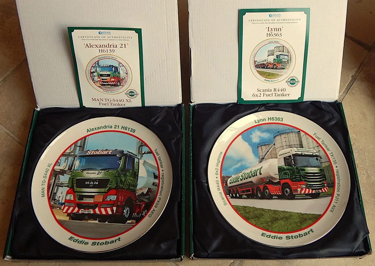 Set of 4 Eddie Stobart Porcelain Decorative Plates - Image 4