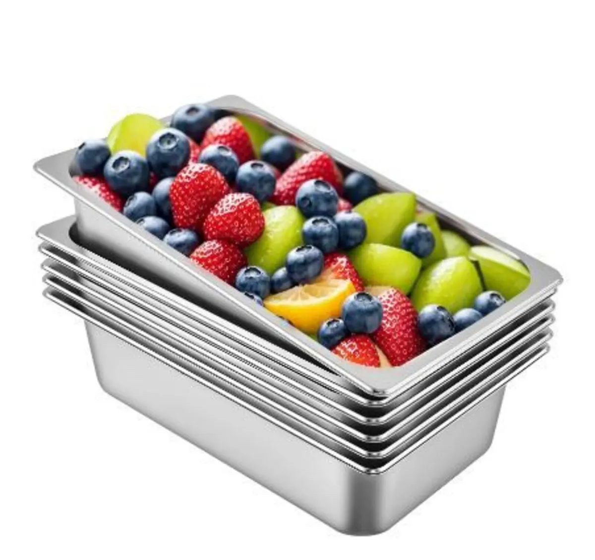6 Pack Steam Table Pans - Image 1