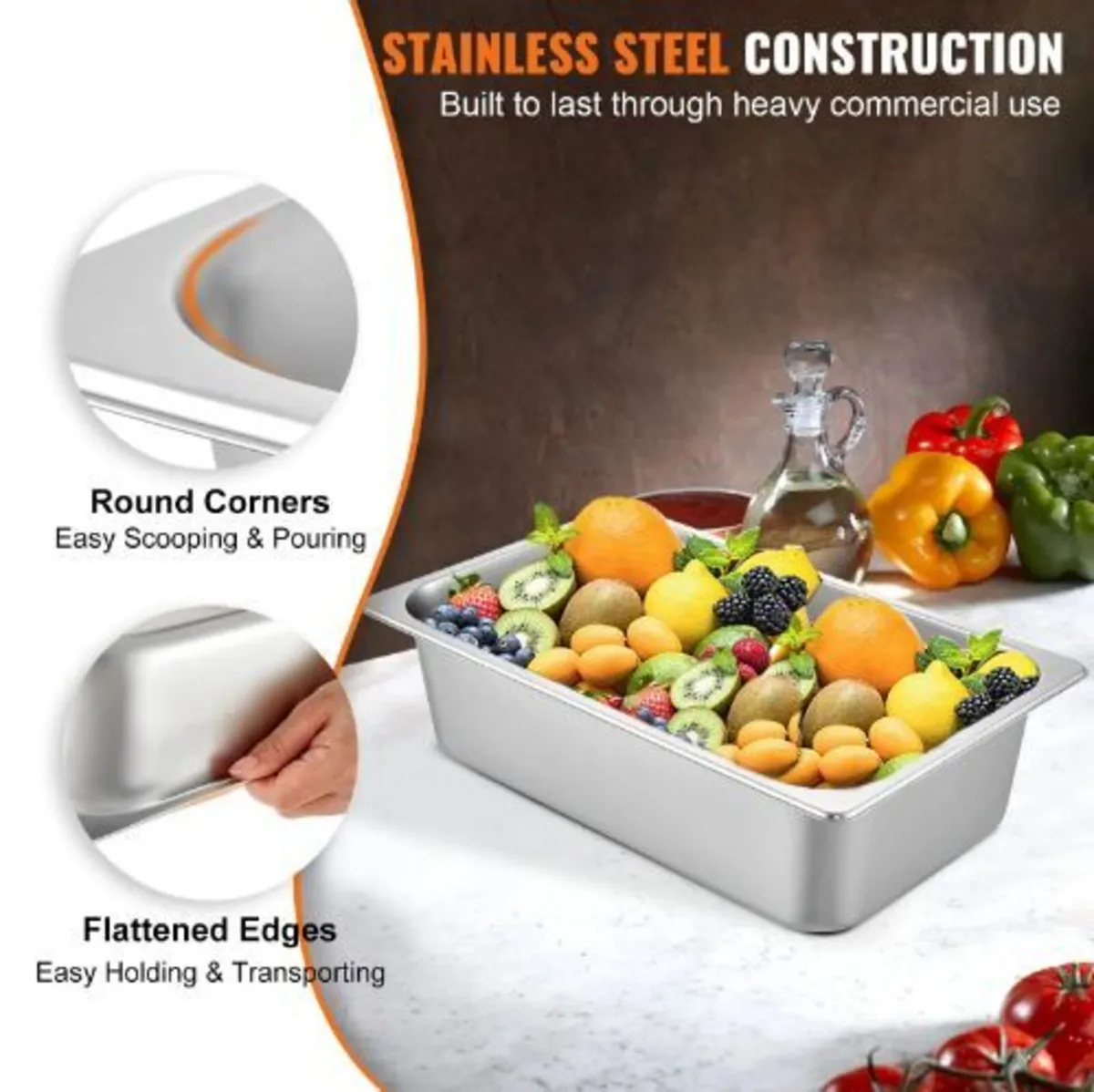 6 Pack Steam Table Pans - Image 2