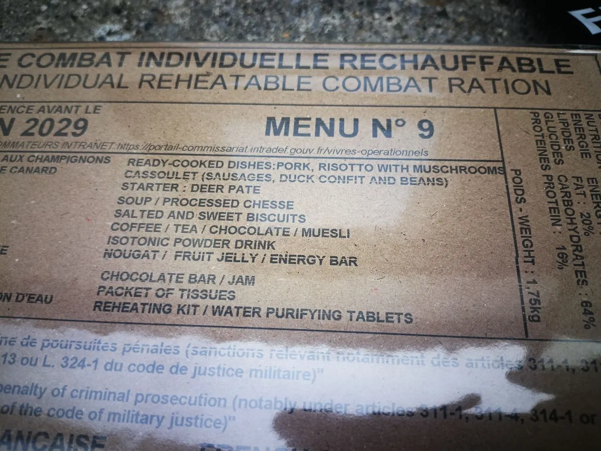 4 x military 24hr ration packs - Image 3