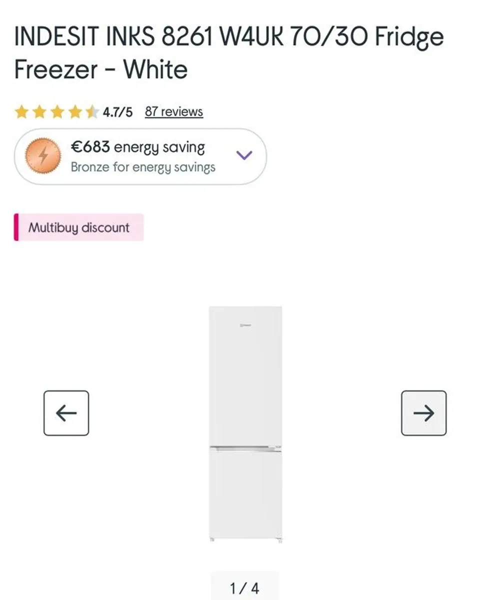 Bran new 70/30 fridge freezer - Image 2