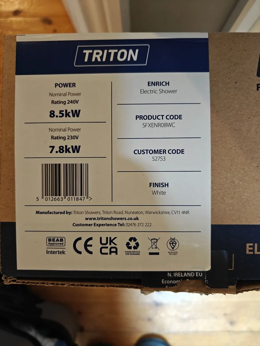 Triton Electric shower - Image 4