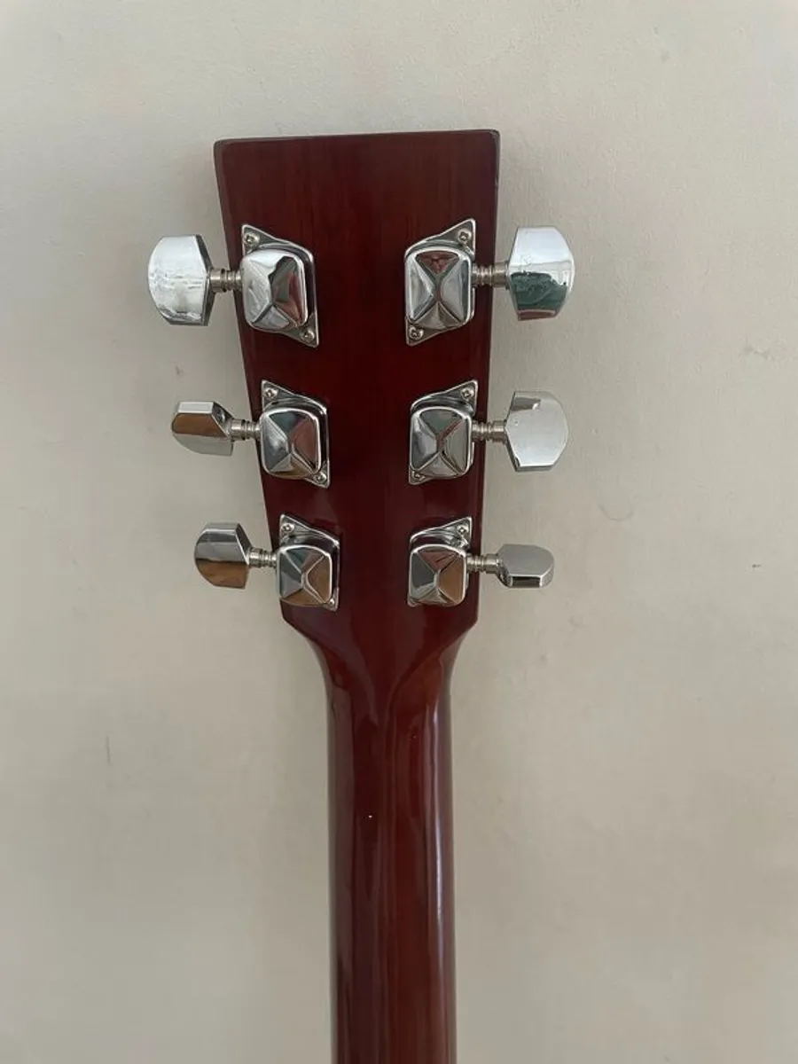 Encore W255 Full-Size Acoustic Guitar + Padded Gig Bag (Mint Condition) - Image 4