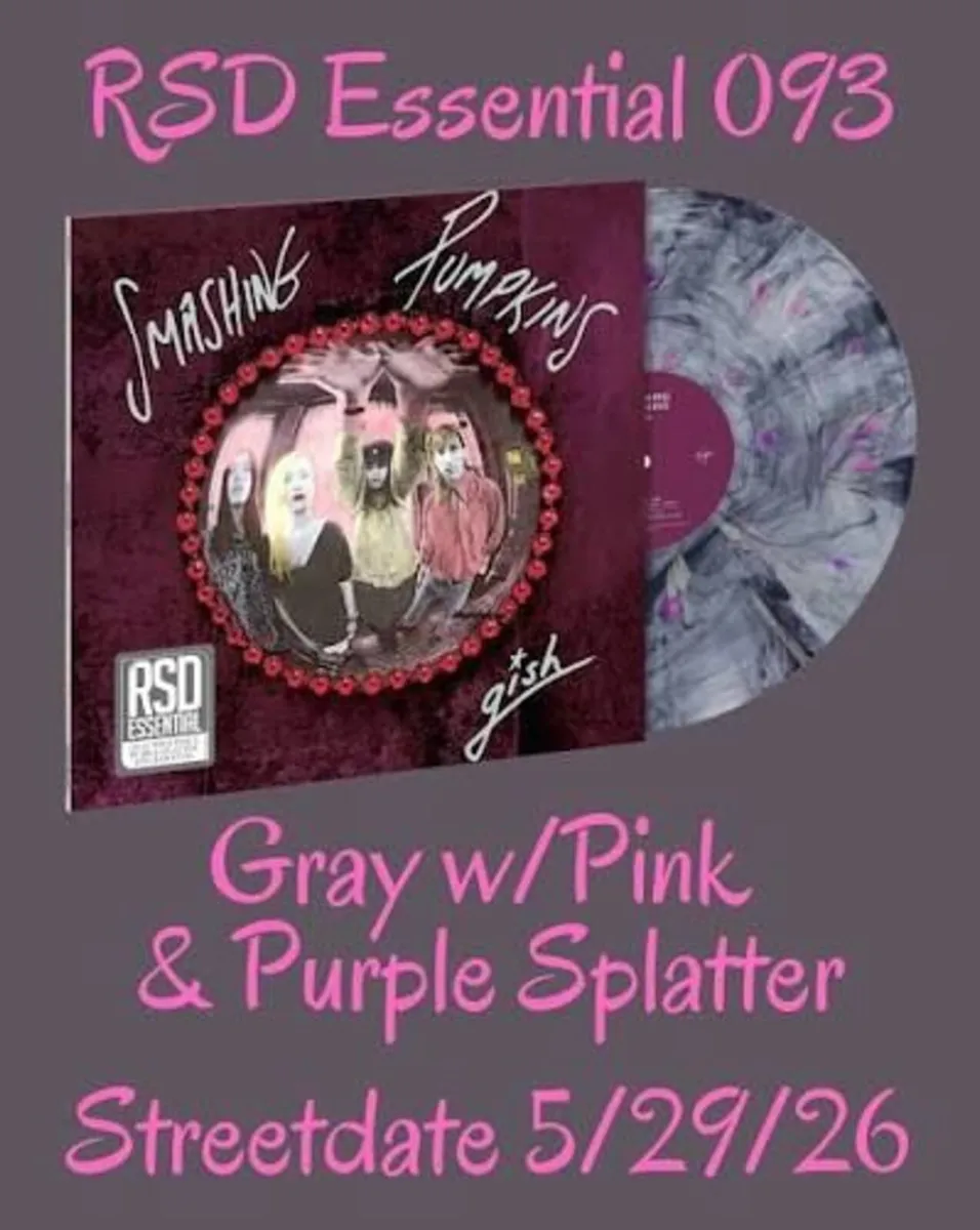 Smashing Pumpkins Gish Rare Splatter vinyl lp - Image 3