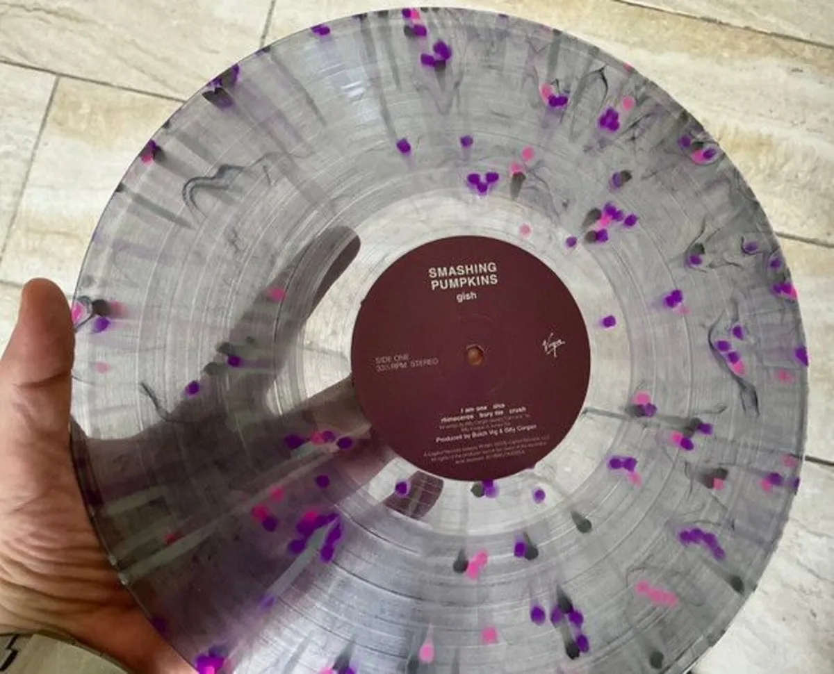 Smashing Pumpkins Gish Rare Splatter vinyl lp - Image 4