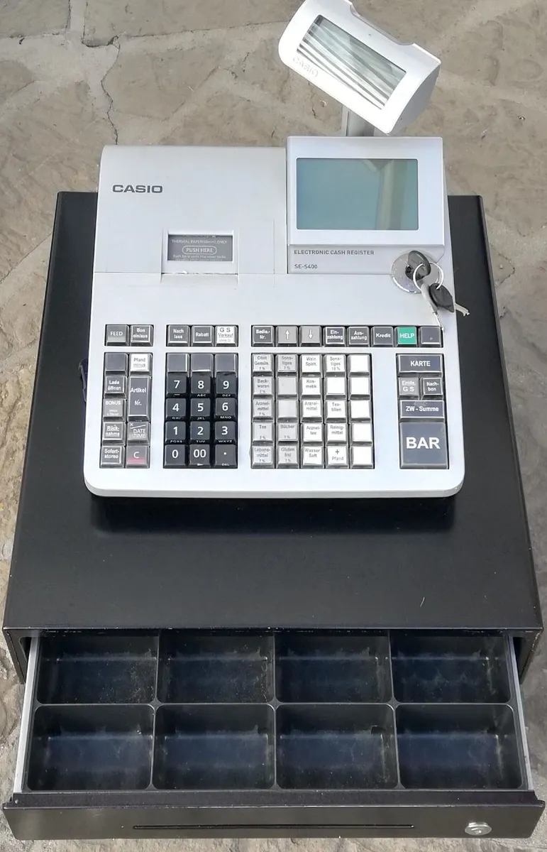 Electronic Cash Register Casio SE-S400 (used) - Image 1